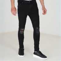 Brave Soul Wash Biker Jeans  Мъжки дънки