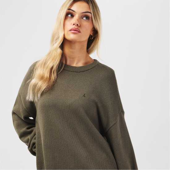 Дамски пуловери и жилетки Jack Wills Oversized Jumper Тъмно кафяво Jack Wills Oversized Jumper Тъмно кафяво Дамски пуловери и жилетки