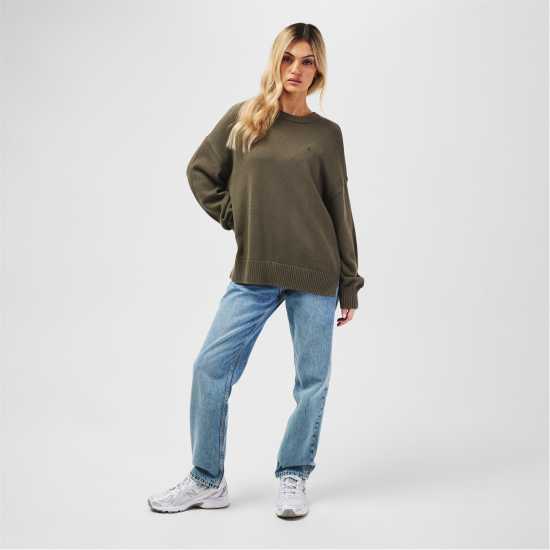 Дамски пуловери и жилетки Jack Wills Oversized Jumper Тъмно кафяво Jack Wills Oversized Jumper Тъмно кафяво Дамски пуловери и жилетки