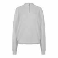 Плетен Пуловер Jack Wills Quarter Zip Knit Jumper Винтажно бяло Дамски пуловери и жилетки