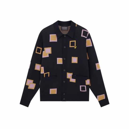Lyle And Scott Плетена Жилетка Men's Square Knitted Cardigan  