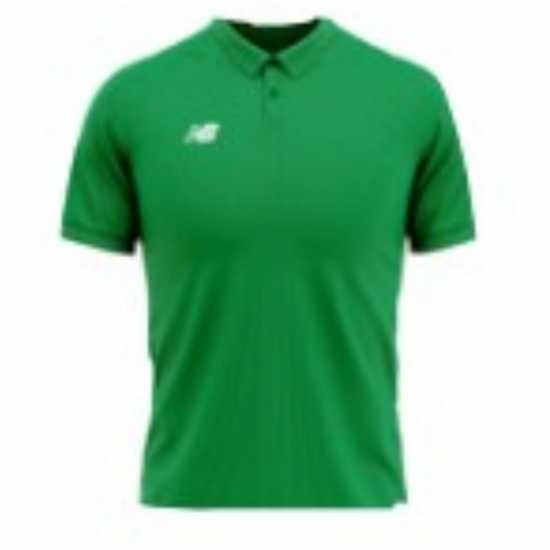 New Balance Short-Sleeve Cricket Polo Shirt Еден зелен 