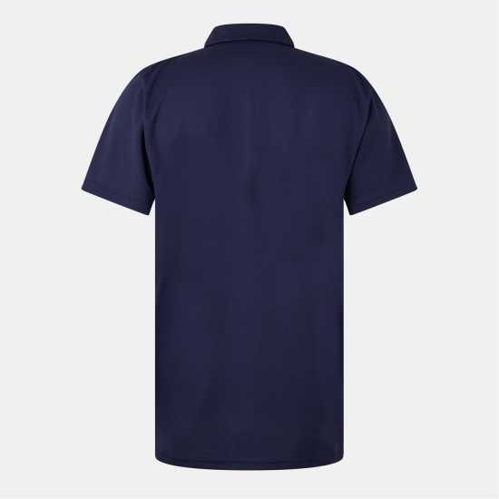 Блуза С Яка New Balance Men's Short-Sleeve Cricket Polo Shirt Морска синьо 