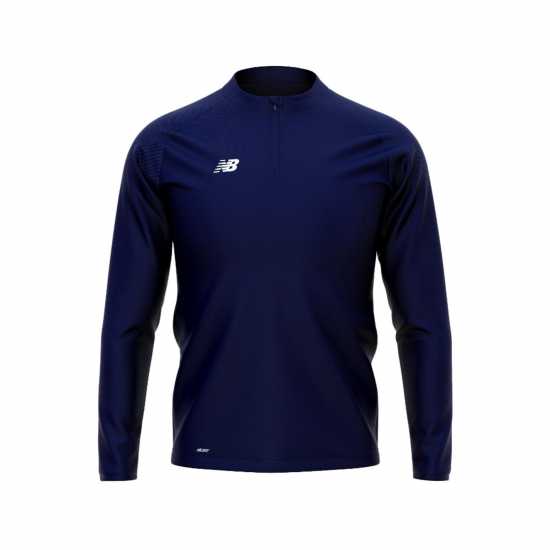 Дамски полар New Balance Quarter Zip Midlayer Top Womens Морска синьо New Balance Quarter Zip Midlayer Top Womens Морска синьо Дамски полар