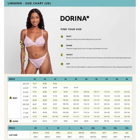 Dorina Origins Dress Black Дамски пижами