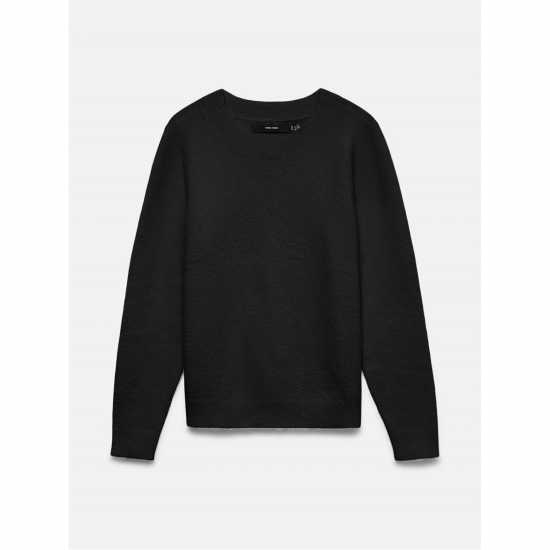 Vero Moda Дамско Плетиво Emily Crew Neck Knit Ladies Black Vero Moda Дамско Плетиво Emily Crew Neck Knit Ladies Black