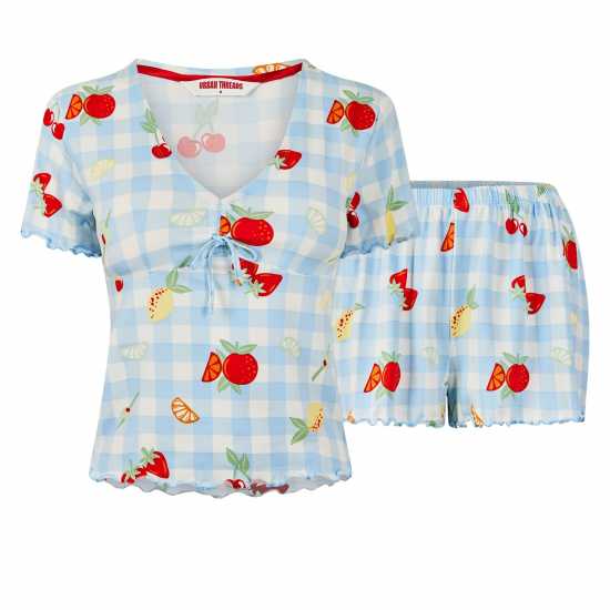 Urban Threads Women's Short Sleeve Pyjama Set Urban Threads Women's Short Sleeve Pyjama Set
