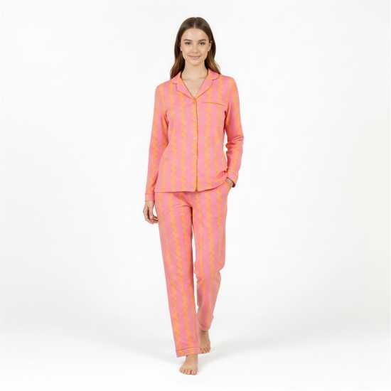 Chelsea Peers Women's Cotton Long Sleeve Pyjama Set  