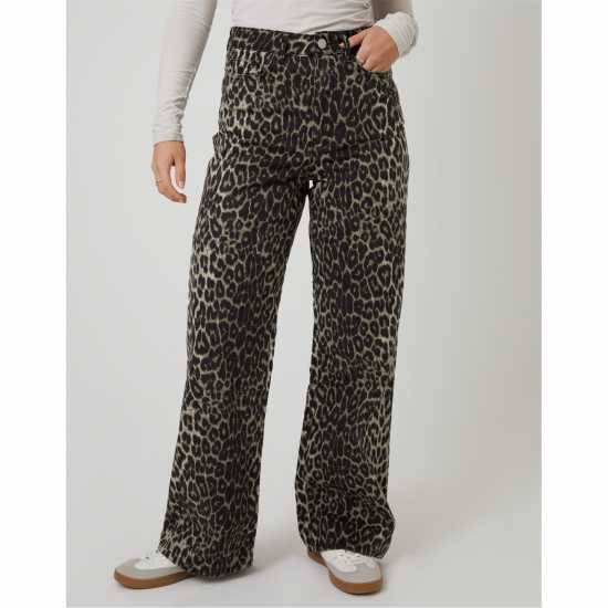 Threadbare Soleil Pte Jean Ld99 Leopard 