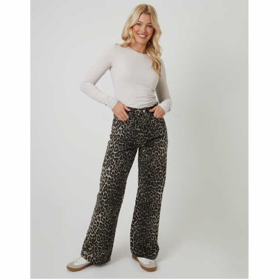 Threadbare Soleil Pte Jean Ld99 Leopard 