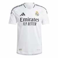 Футболни отбори и стоки Adidas Домакинска Футболна Фланелка Real Madrid Authentic Home Shirt 2024 2025 Adults Adidas Домакинска Футболна Фланелка Real Madrid Authentic Home Shirt 2024 2025 Adults Футболни отбори и стоки