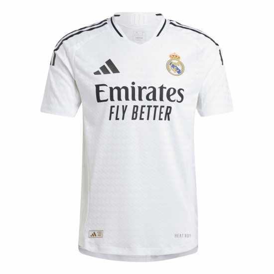 Футболни отбори и стоки Adidas Домакинска Футболна Фланелка Real Madrid Authentic Home Shirt 2024 2025 Adults Adidas Домакинска Футболна Фланелка Real Madrid Authentic Home Shirt 2024 2025 Adults Футболни отбори и стоки