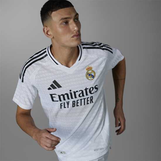 Футболни отбори и стоки Adidas Домакинска Футболна Фланелка Real Madrid Authentic Home Shirt 2024 2025 Adults Adidas Домакинска Футболна Фланелка Real Madrid Authentic Home Shirt 2024 2025 Adults Футболни отбори и стоки