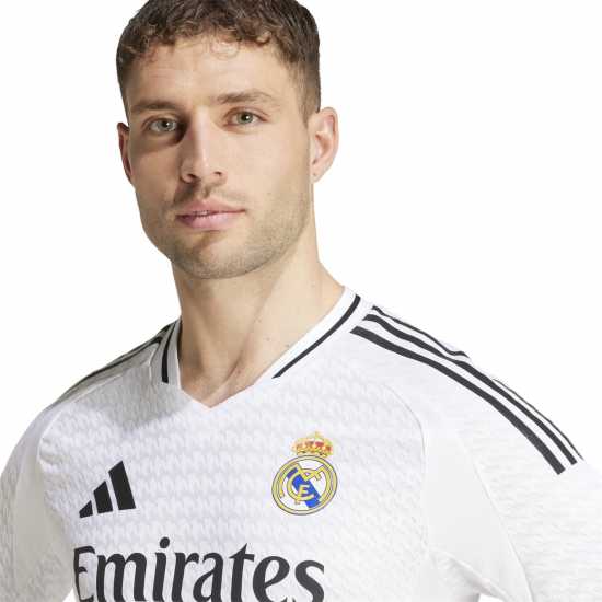 Футболни отбори и стоки Adidas Домакинска Футболна Фланелка Real Madrid Authentic Home Shirt 2024 2025 Adults Adidas Домакинска Футболна Фланелка Real Madrid Authentic Home Shirt 2024 2025 Adults Футболни отбори и стоки