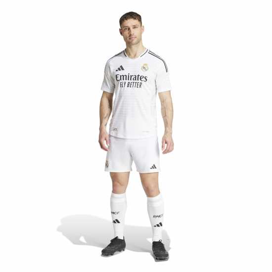 Футболни отбори и стоки Adidas Домакинска Футболна Фланелка Real Madrid Authentic Home Shirt 2024 2025 Adults Adidas Домакинска Футболна Фланелка Real Madrid Authentic Home Shirt 2024 2025 Adults Футболни отбори и стоки