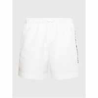 Tommy Hilfiger Medium Drawstring Swim Shorts White YBR Мъжки къси панталони