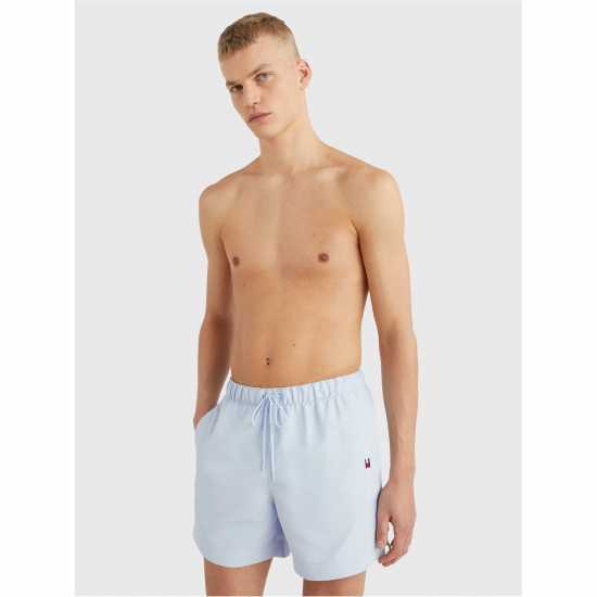 Tommy Hilfiger Medium Drawstring Swim Shorts Breezy Blue Мъжки къси панталони