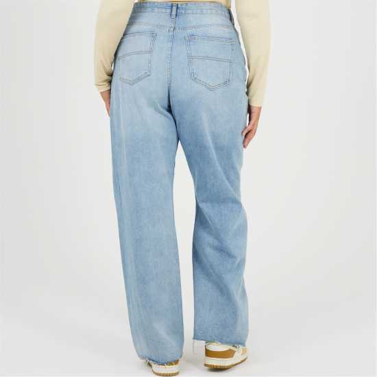 Brave Soul Womens Plus Size Wide Leg High Waist Distressed Jeans Brave Soul Womens Plus Size Wide Leg High Waist Distressed Jeans