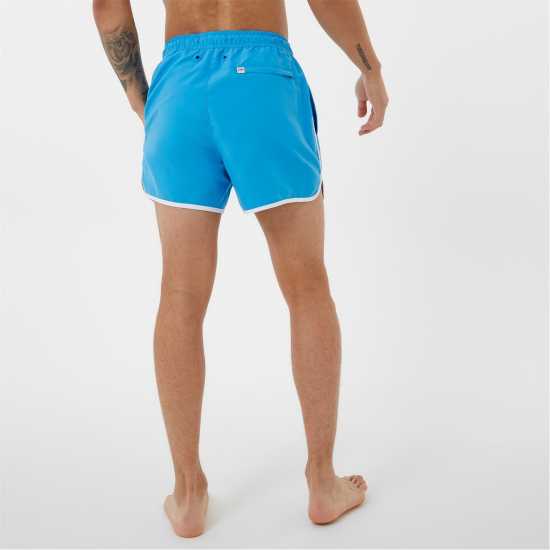 Jack Wills Logo Swim Shorts Malibu Blue Мъжки къси панталони