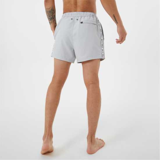 Jack Wills Side Tape Swim Short Cool Grey Мъжки къси панталони