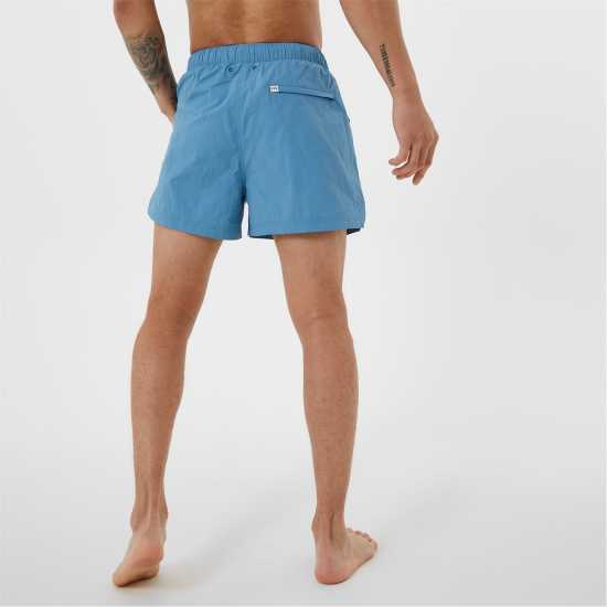 Jack Wills Graphic Swim Shorts Mid Blue Мъжки къси панталони