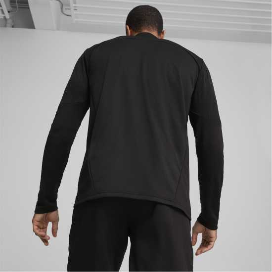 Puma Men's Teamfinal Training 1/4-Zip Fleece Black/Si Puma Men's Teamfinal Training 1/4-Zip Fleece Black/Si