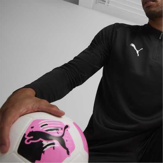 Puma Men's Teamfinal Training 1/4-Zip Fleece Black/Si Puma Men's Teamfinal Training 1/4-Zip Fleece Black/Si