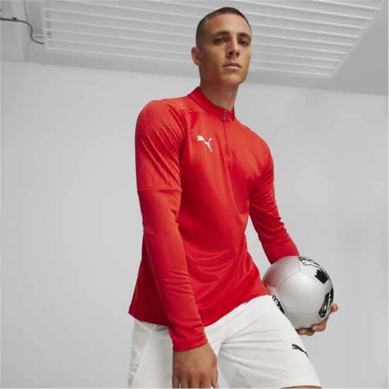 Puma Teamfinal Training 1/4-Zip Fleece Пума Червено 