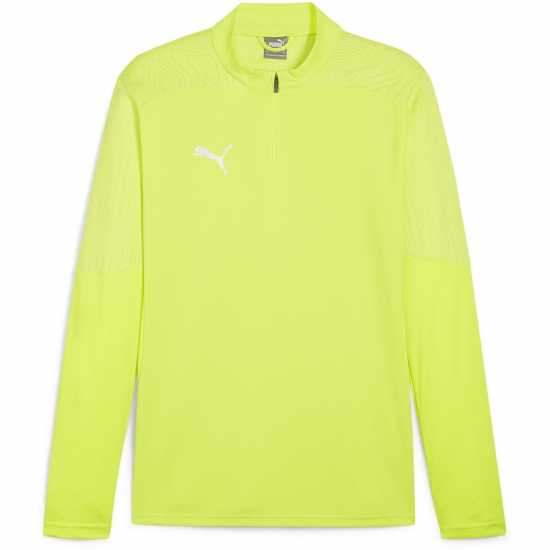 Puma Teamfinal Training 1/4-Zip Fleece Електрически Лим 