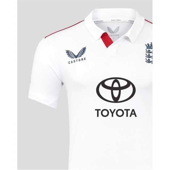 Тениска Castore Mens 26/27 England Cricket Test Shirt  