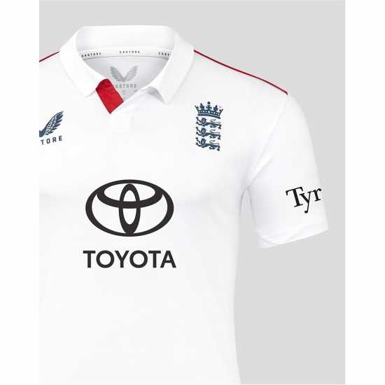 Тениска Castore Mens 26/27 England Cricket Test Shirt  