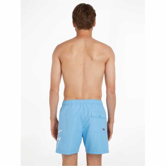 Tommy Hilfiger Signature Logo Drawstring Swim Shorts  Мъжки къси панталони