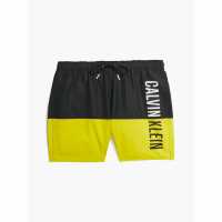 Calvin Klein Intense Power Medium Drawstring Swim Shorts Yellow LRF Мъжки къси панталони