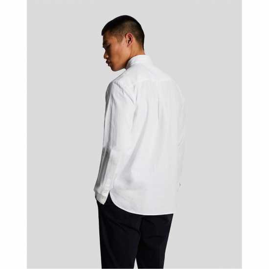 Lyle And Scott Cotton Linen Button Down Shirt  
