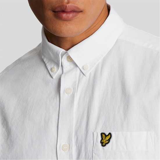 Lyle And Scott Cotton Linen Button Down Shirt  