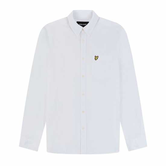 Lyle And Scott Cotton Linen Button Down Shirt  