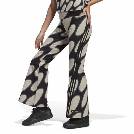 Дамско трико и клинове Adidas X Marimekko Future Icons Flared Leggings Womens Adidas X Marimekko Future Icons Flared Leggings Womens Дамско трико и клинове