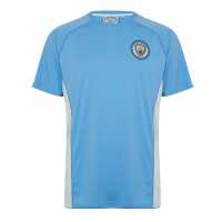 Source Lab Мъжка Риза Lab Manchester City Fc Poly T-Shirt Mens