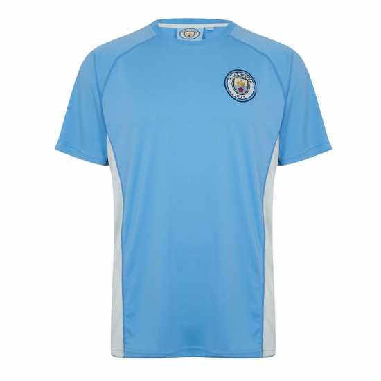 Source Lab Мъжка Риза Lab Manchester City Fc Poly T-Shirt Mens  Мъжки ризи