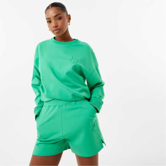 Дамски пуловери Jack Wills Ruched Crew Neck Sweater Jack Wills Ruched Crew Neck Sweater Дамски пуловери