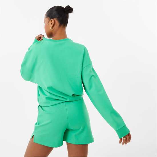 Дамски пуловери Jack Wills Ruched Crew Neck Sweater Jack Wills Ruched Crew Neck Sweater Дамски пуловери