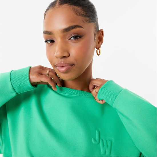 Дамски пуловери Jack Wills Ruched Crew Neck Sweater Jack Wills Ruched Crew Neck Sweater Дамски пуловери