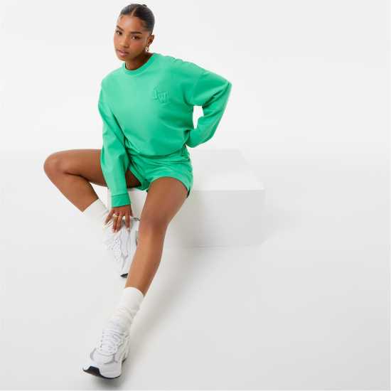 Дамски пуловери Jack Wills Ruched Crew Neck Sweater Jack Wills Ruched Crew Neck Sweater Дамски пуловери