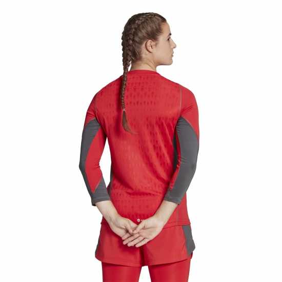 Вратарски ръкавици и облекло Adidas Tiro Pro Goalkeeper Shirt 2023 Womens TCRd/TSSlGrn2 Adidas Tiro Pro Goalkeeper Shirt 2023 Womens TCRd/TSSlGrn2 Вратарски ръкавици и облекло