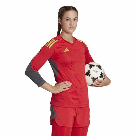 Вратарски ръкавици и облекло Adidas Tiro Pro Goalkeeper Shirt 2023 Womens TCRd/TSSlGrn2 Adidas Tiro Pro Goalkeeper Shirt 2023 Womens TCRd/TSSlGrn2 Вратарски ръкавици и облекло