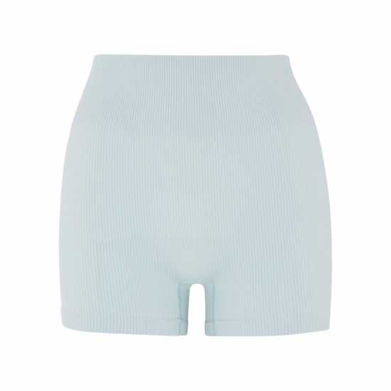 Hiit Seamless Ribbed Short Светло синьо Hiit Seamless Ribbed Short Светло синьо