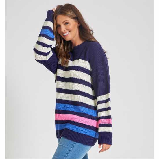 Дамски пуловери и жилетки Be You Stripe Jumper Be You Stripe Jumper Дамски пуловери и жилетки