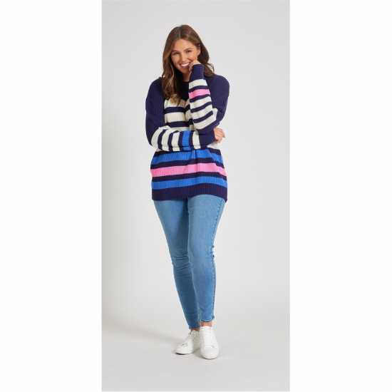 Дамски пуловери и жилетки Be You Stripe Jumper Be You Stripe Jumper Дамски пуловери и жилетки