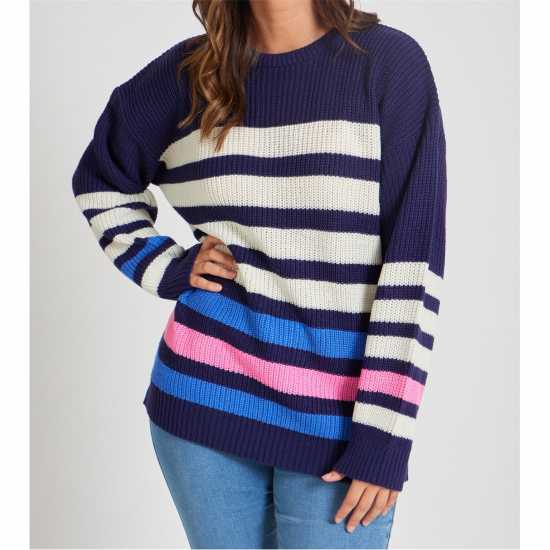 Дамски пуловери и жилетки Be You Stripe Jumper Be You Stripe Jumper Дамски пуловери и жилетки