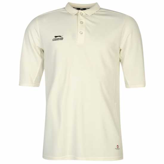 Slazenger Мъжка Тениска Short Sleeve Cricket Shirt Mens  Мъжки ризи